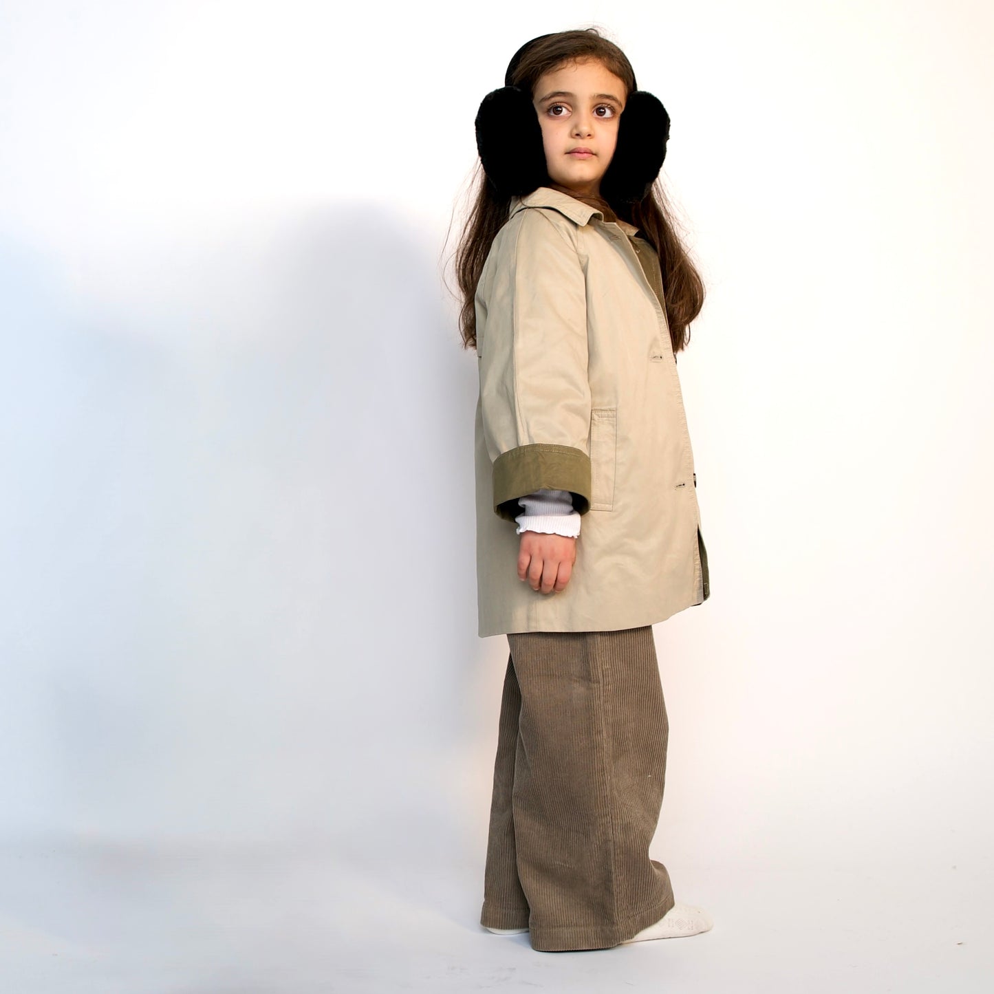 Taupe Corduroy Trousers