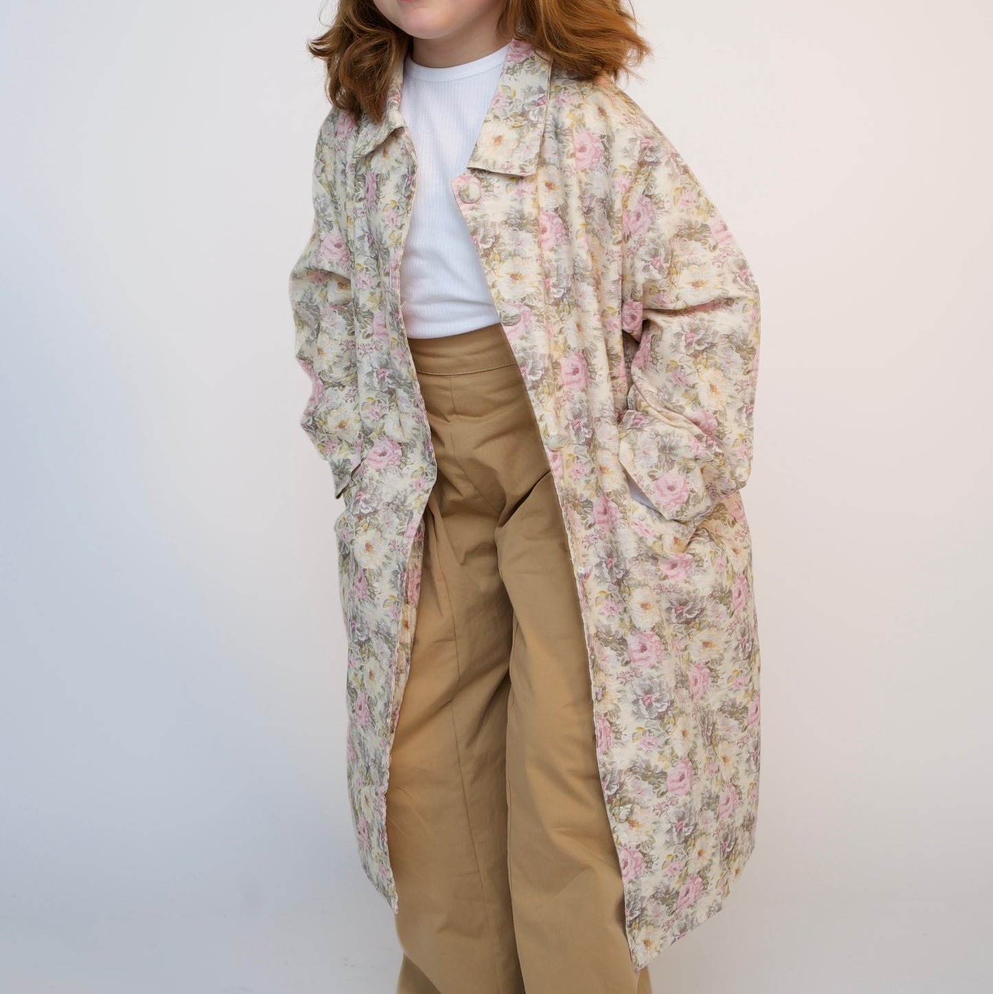 Fleur Longline Floral Jacket