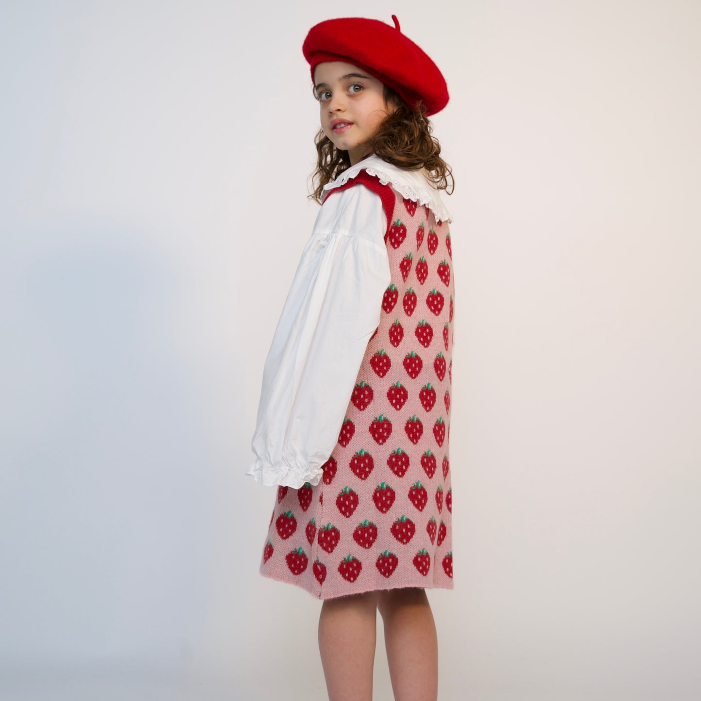 Fresa Strawberry Knit Dress